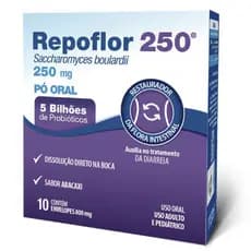Repoflor 250mg Com 10 Envelopes  5 Bilhoes De Probióticos
