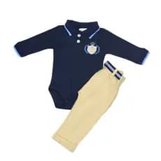 Conjunto Calça com Cinto - Elegância e Conforto para o Seu Bebê