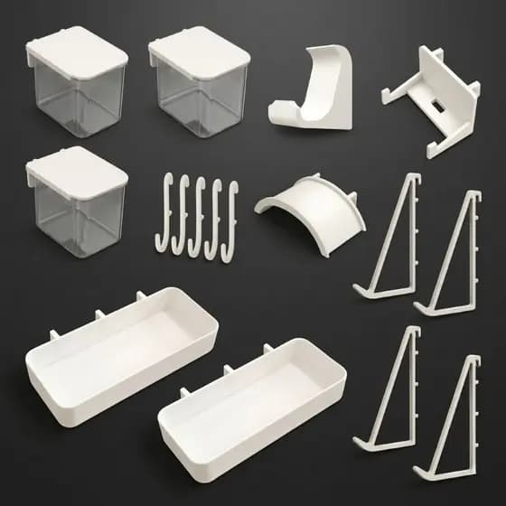 kit de Acessórios para Pegboard
