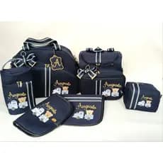 kit bolsas maternidade personalizadas 6 itens .