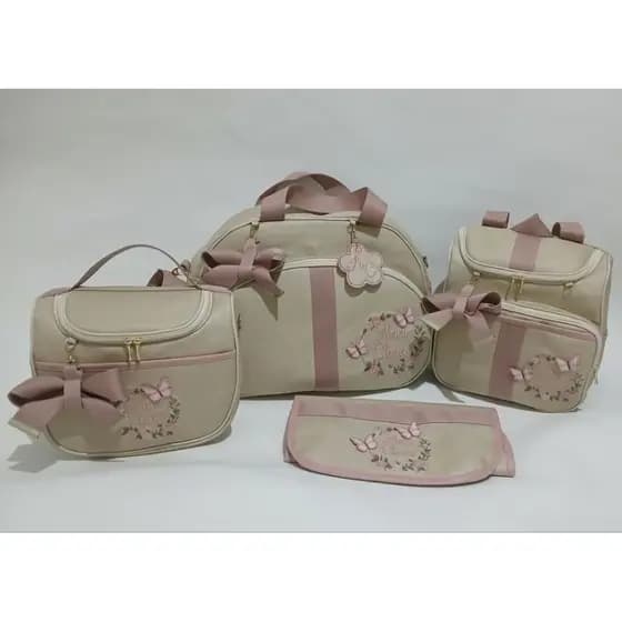 kit bolsas maternidade personalizado