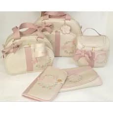 kit bolsas maternidade personalizadas 6 itens.