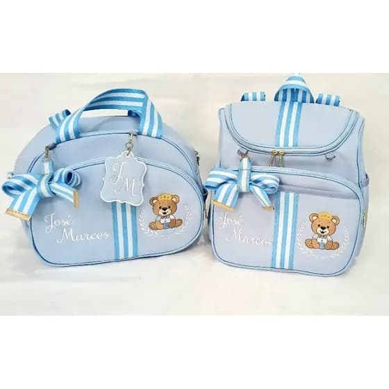 kit bolsas maternidade personalizado