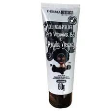 Gel Facial Peel Off Dermachem 60g Argila Negra Pró Vitamina B5 Anti Cravos Limpeza Profunda