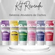 Kit 6 Unids - Gelatina Bisnaga 200g - Ativadora de Cachos