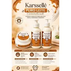 Kit Karsselle Puro Leite Caramelizado OU Produtos Individuais (Hidratante/Esfoliante/Sabonete)