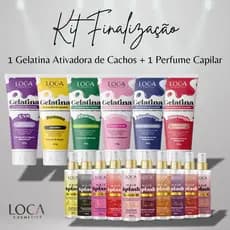 Kit Finalização: Gelatina Ativadora de Cachos 200g + Perfume Capilar 120ml