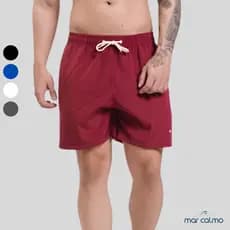 Short tactel masculino elastano premium 3 bolsos cadarço cru liso academia caminhada corrida praia mauricinho