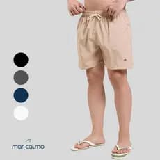 Short elastano premium academia corrida praia 3 bolsos liso moda praia tactel