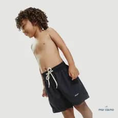 INFANTIL TACTEL COM ELASTANO BERMUDA PREMIUM LISO CADARÇO CRU SHORT MASCULINO MENINO