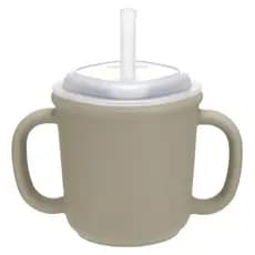 Copo De Palha De Silicone Automático Edison 200ml Treinamento Com Alça Dupla Para Bebês E Crianças Pequenas Beber Resist