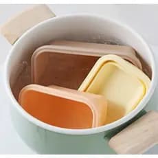 Ollin Conjunto De Recipientes De Armazenamento De Alimentos De Silicone Dobrável , 4 Peças , 350ml , 500ml , 800ml , 120