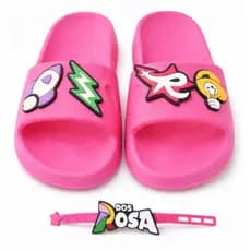 CHINELO NUVEM TURMA DOS ROSAS ELEMENTOS VIRAL YOUTUBERS + PULSEIRA EXCLUSIVA