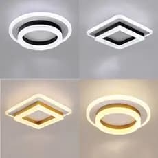 Luminária De Teto Plafon Led Moderna,3 Cores Luminária para Quarto Cozinha Corredor Sala