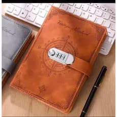caderno de senha A5 do estudante Escritório 100 folhas (200 páginas )retro com diário de bloquerio 2149
