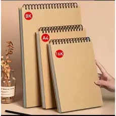 Caderno de Esboços (40folhas) Profissional Espiralado 140 GSM Papel Espesso para Arte e Desenho a lápis