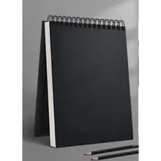 Caderno De Desenho 60 Fls (120 Páginas )espessado Sketchbook capa preto