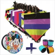 Kit de Pipa com Rabiola, Carretilha e Linha