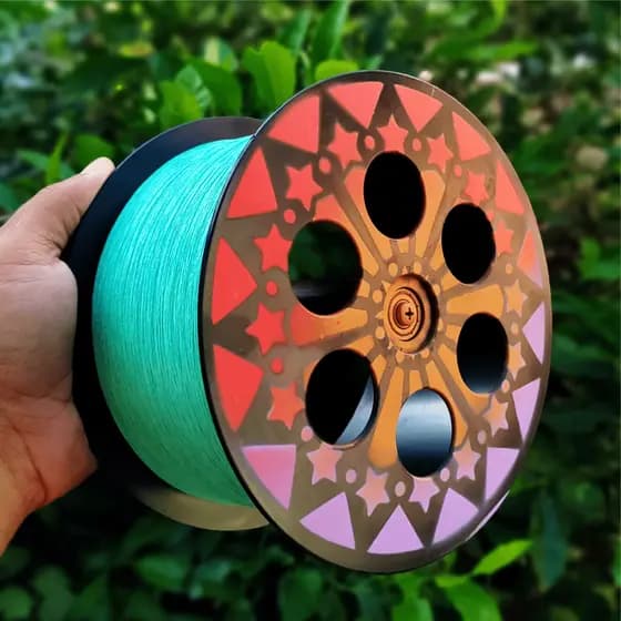 Carretilha de Pipa com Linha Desenhada