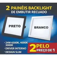 2 PAINÉIS LED BACKLIGHT DE EMBUTIR – G-LIGHT