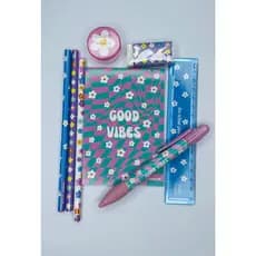 Kit Escolar Special Love Daisy  com 8 peças - Molin