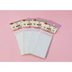 Bloco smart notes 60x120mm - rosa pautado c/ base imã - 30fls