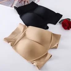 Calcinha Short Com Enchimento no Bumbum Cintura Alta Modeladora Aumenta e Empina Bumbum（Calcinha Bumbum 1）