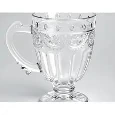 Jogo de Xícaras Caneca Cristal Vidro 190ml Transparente e Âmbar Para Capuccino Chá Café