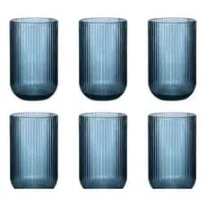 Jogo de Copos Canelado Versalhes Jogo Com 6 unidades 460 ml