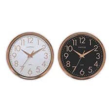 Relógio Parede Redondo Cozinha Sala Quarto Rose 23 cm Decorativo Quartz Nativo