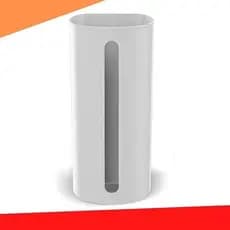 Porta Sacolas Puxa Saco Com adesivo Dupla Dispenser de Parede Armazenamento de sacos Plasvale