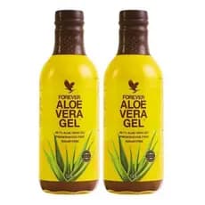2 Unidades Aloe Vera Gel Aloe Vera Natural embalagem novo