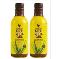 KIT  com 2 sucos Aloe Vera Gel Forever Garrafa Nova
