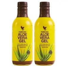 Caixa  02 Sucos de Aloe Vera Gel Babosa Natural 100% Original FLP