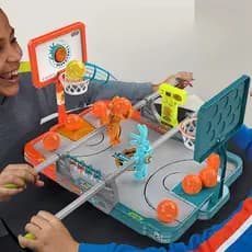 Criativo Competitivo De Basquetebol De Mesa Conjunto Interativo Pai-Filho Laranja Azul Borracha Mini