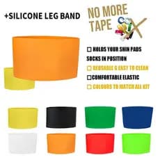 Novas Meias De Futebol Com Silicone Elástico Anti Derramamento Atleta Caneleiras Deslizamento Curto Perna Guardas
