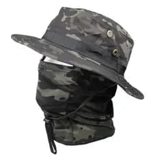 Entusiasta Militar Borda Redonda Chapéu Camuflagem Ao Ar Livre Beni Verão Montanhismo Treinamento De Sol Voando Tigre Ca