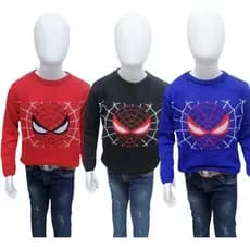 Blusa Suéter Jacquard Infantil - Personagens Divertidos