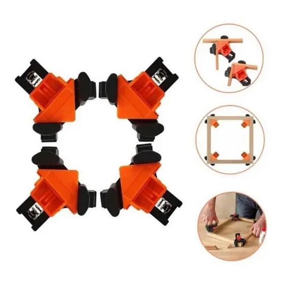 4pcs 90 Graus Angle Canto Grampos Madeira Ângulo Direito Com Maxima Qualidade
