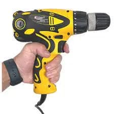 Parafusadeira Furadeira Elétrica 450W Profissional 110V ou 220V Carvão Reserva Metal