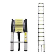 Escada Telescopica PROFISSIONAL De Aluminio Multifuncional 13 Degraus