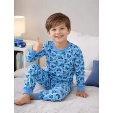 Conjunto Pijama Infantil Masculino Flanelado Lançamento Inverno 2026