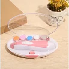 Aparador de unhas elétrico do bebê Manicure e Pedicure Clippers Infantil Manicure Scissors Toddler Nail Polisher Tool