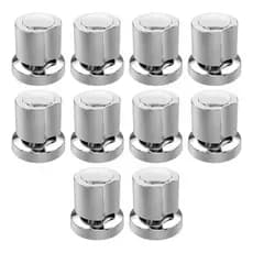KIT ACABAMENTO REGISTRO CHUVEIRO BANHEIRO CROMADO INOX  PADRAO COMPATIVEL DECA LUXO C40 3/4 5  10UNIDADES