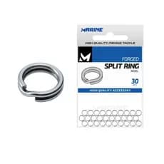 split rings argolas para iscas arttificiais Marine Sports cartelas com 30 peças e diversos numeros