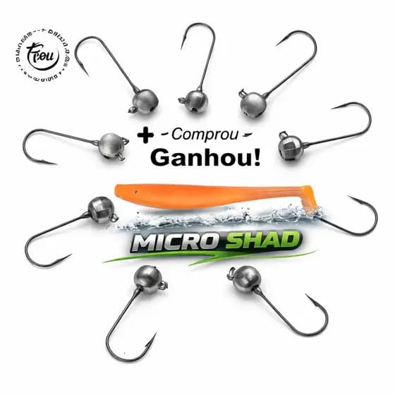 10 Jig Head aço carbono   2/0 3/0 -  CHUMBO COM PESO MARCADO jig head