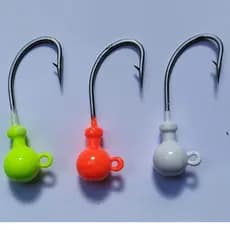 Jigs Head Pescoço pintado anzol INOX MARINE SPORTS 4/0 - colorido