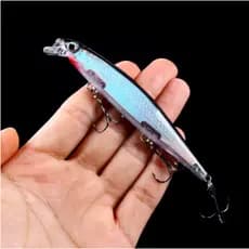 Isca artifical wobbler minnow com sino 11cm 13g