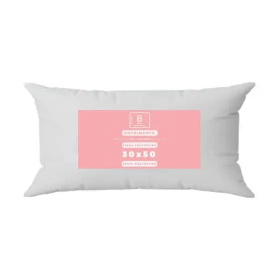 Refil Enchimento Almofada Baguete 30x50 Em Fibra Macio