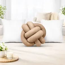 KIT COM 2 ENCHIMENTOS 50X50 CHEIO MAIS ALMOFADA DE NOZINHO ESCANDINAVO